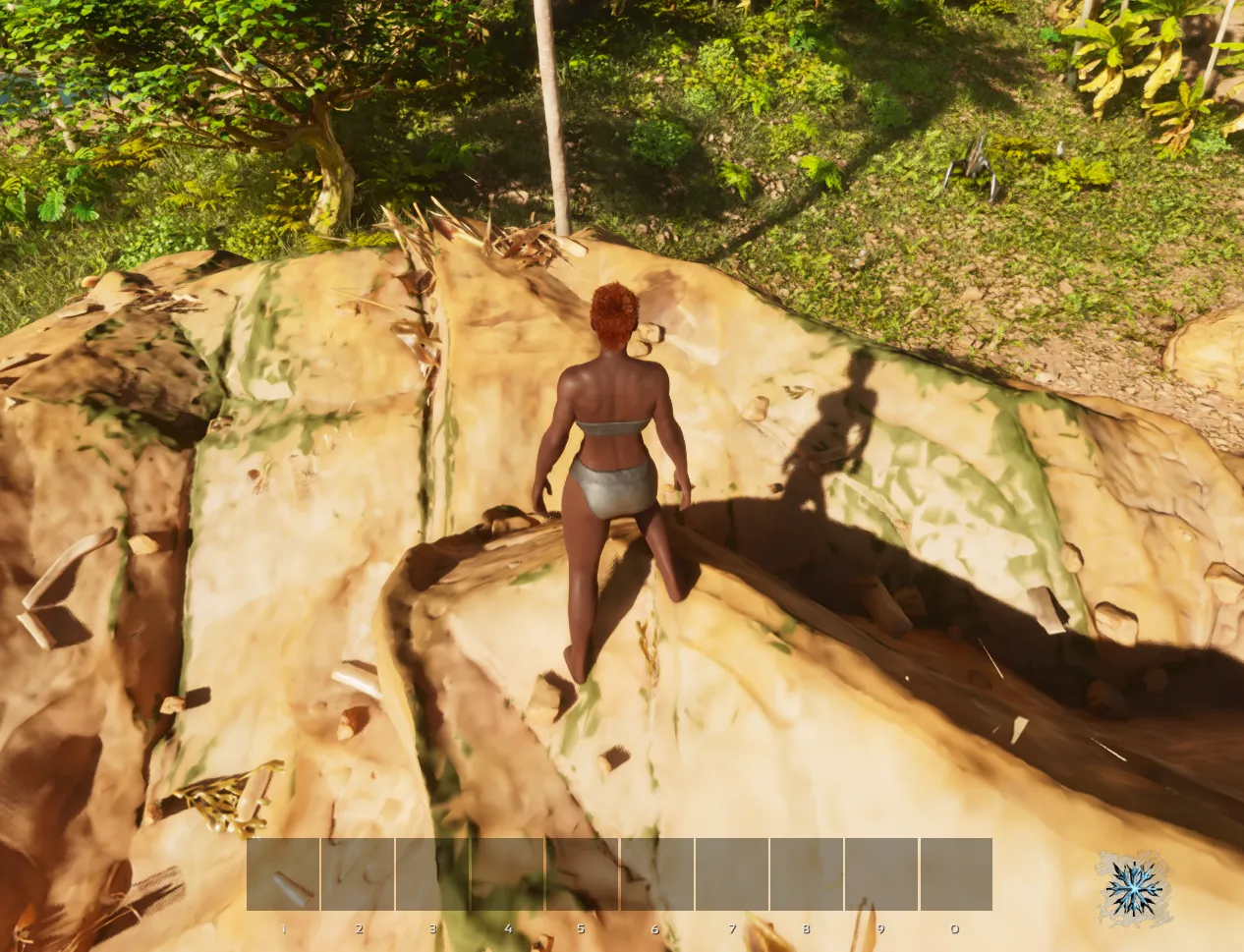 ARK: Survival Ascended gameplay after joining the server