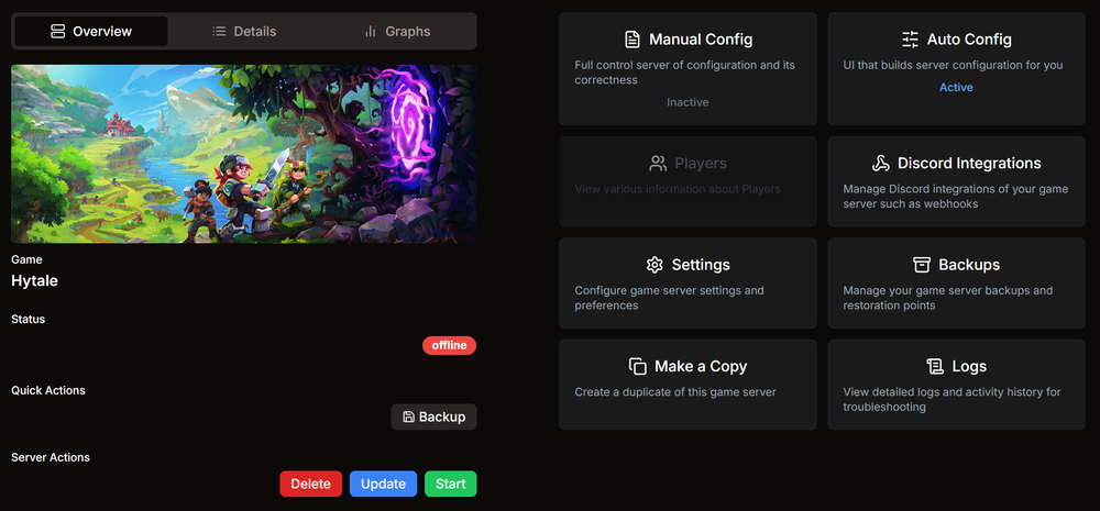 Hytale dedicated server manager for Windows - HaruHost