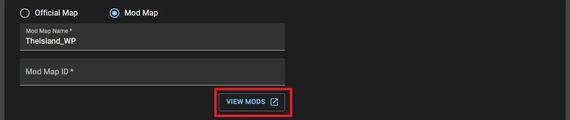 view mods button